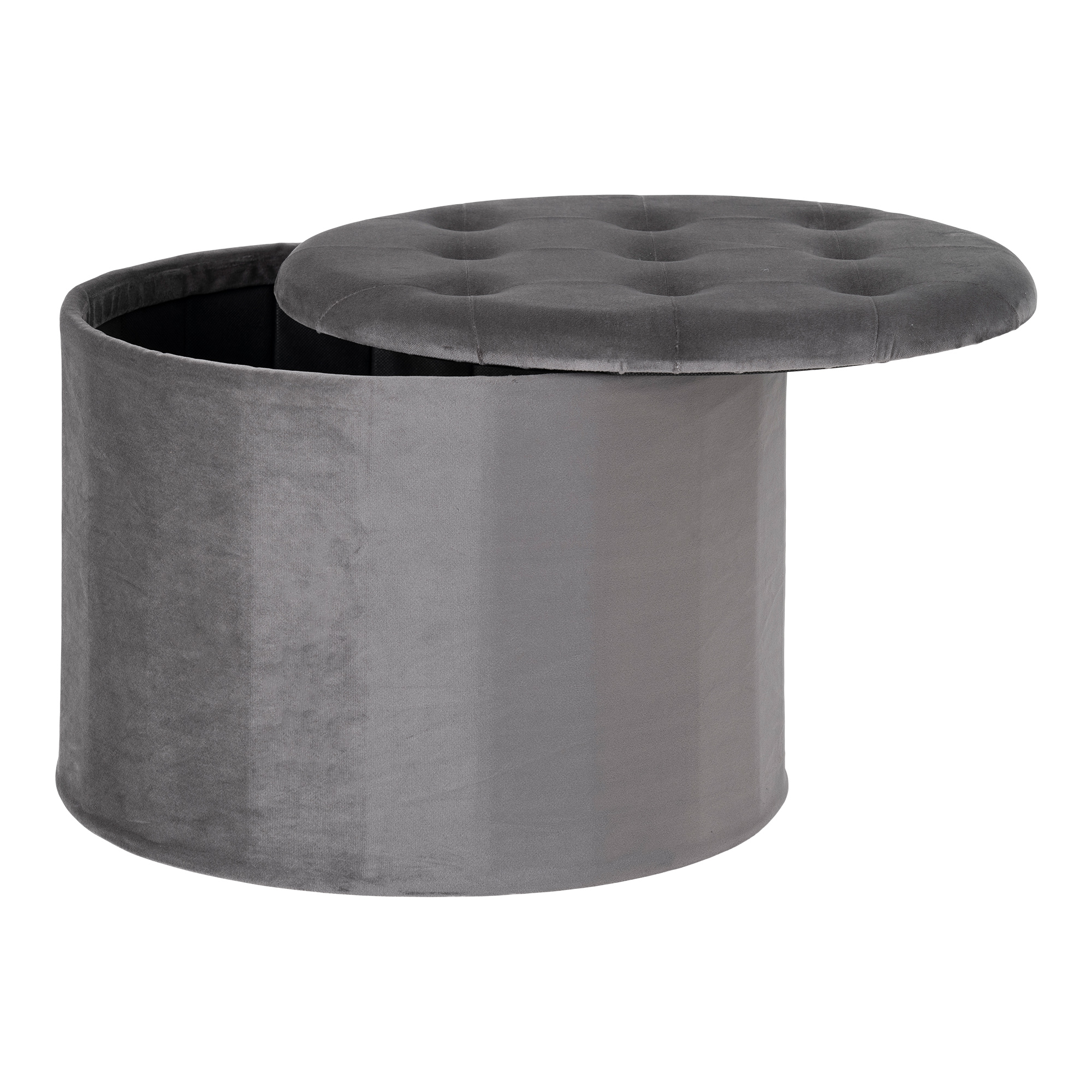 Turup Puff Mörkgrå