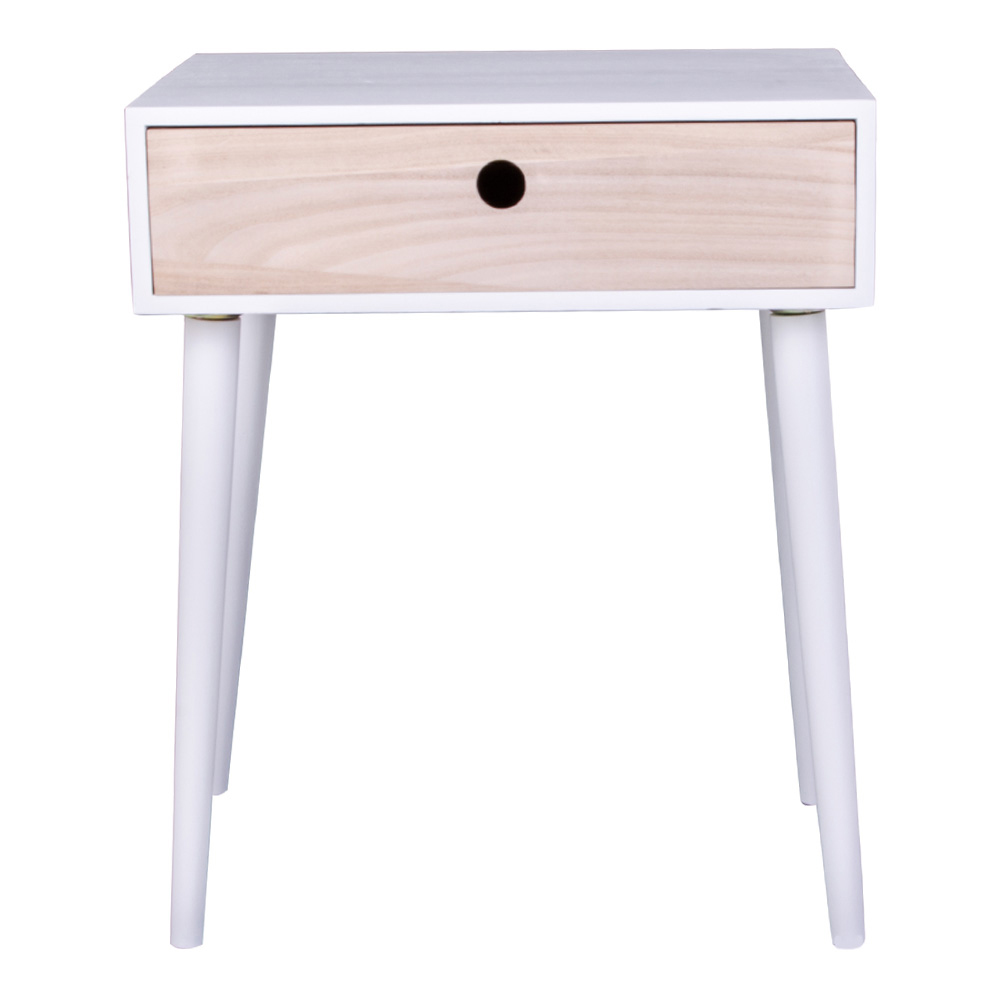 Parma sängbord Vit