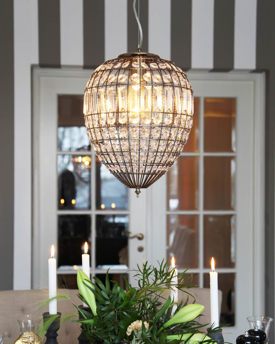 Amadeus taklampa Ø30cm Antik