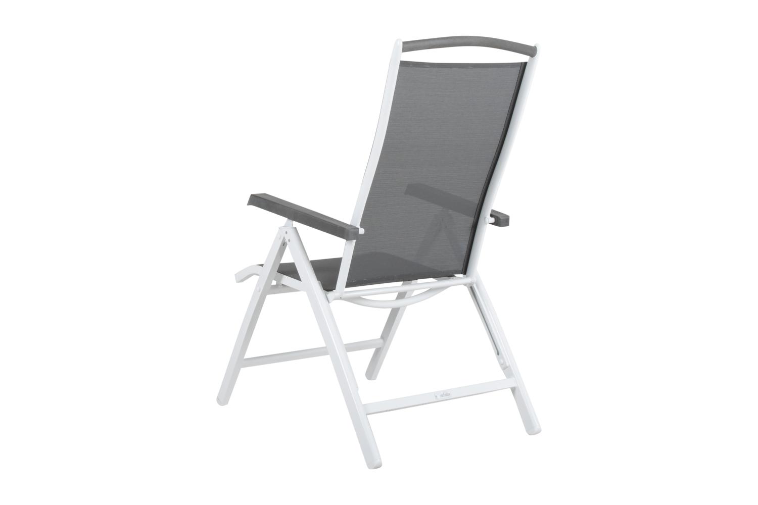 Andy positionsstol Vit/grå