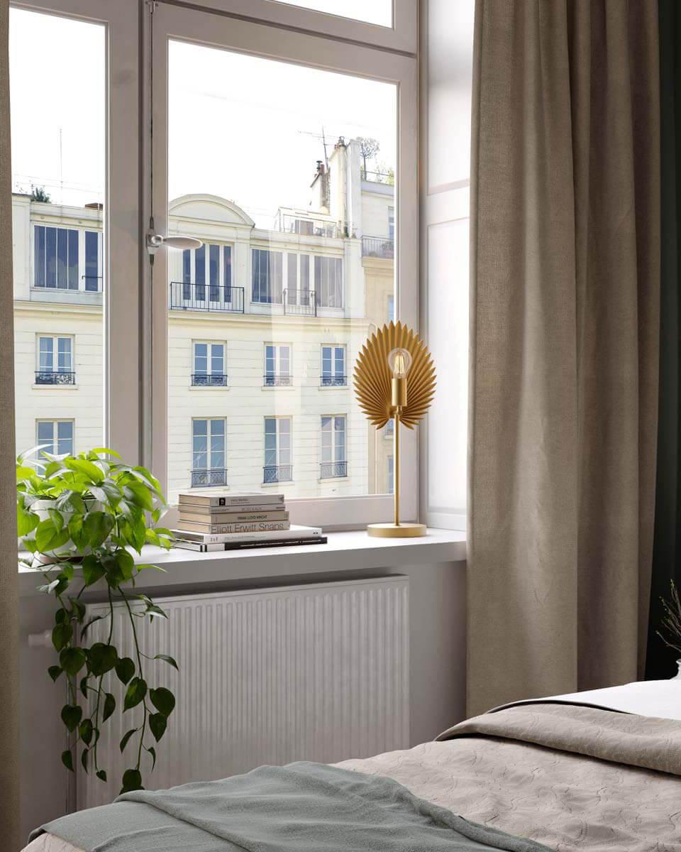 Aruba bordslampa matt guld