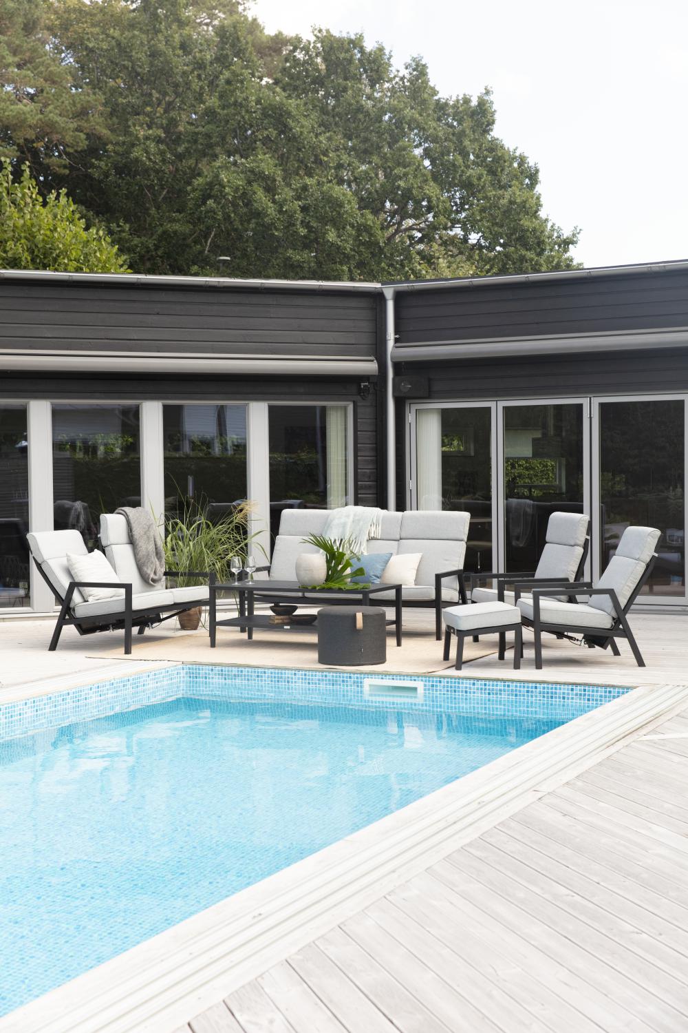 Belfort fotpall Svart