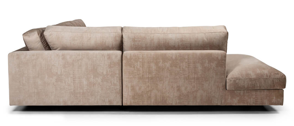 Arena hörnsoffa med öppet avslut