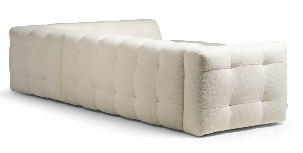 Bublee hörnsoffa med öppet avslut