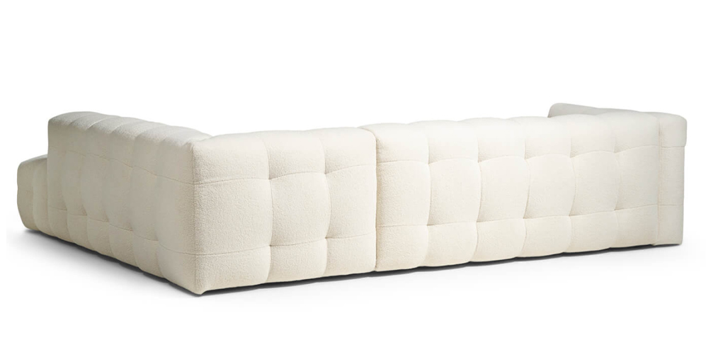 Bublee hörnsoffa med öppet avslut