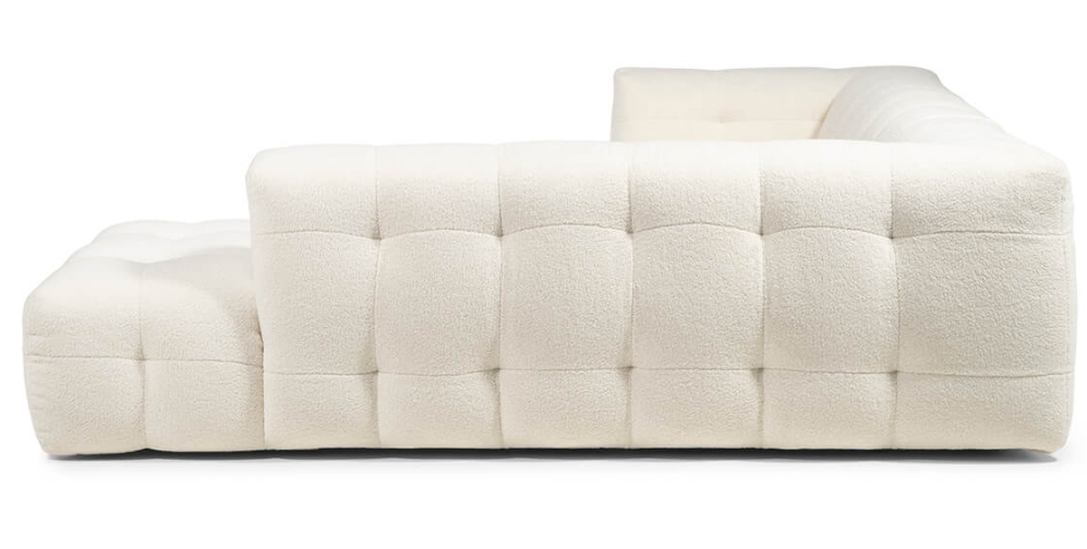 Bublee hörnsoffa med öppet avslut