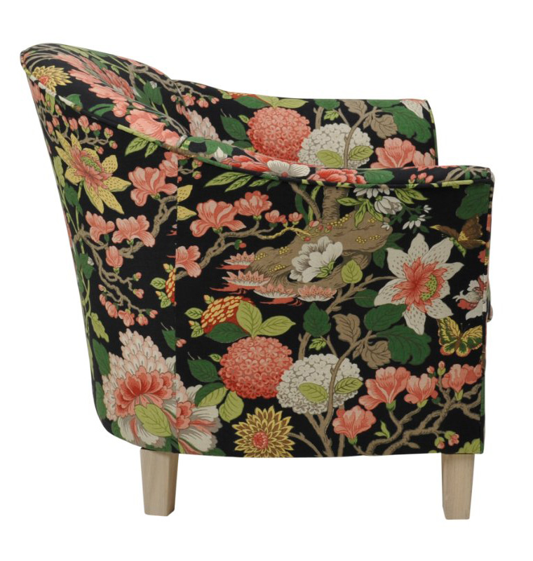 Agnes fåtölj Svart