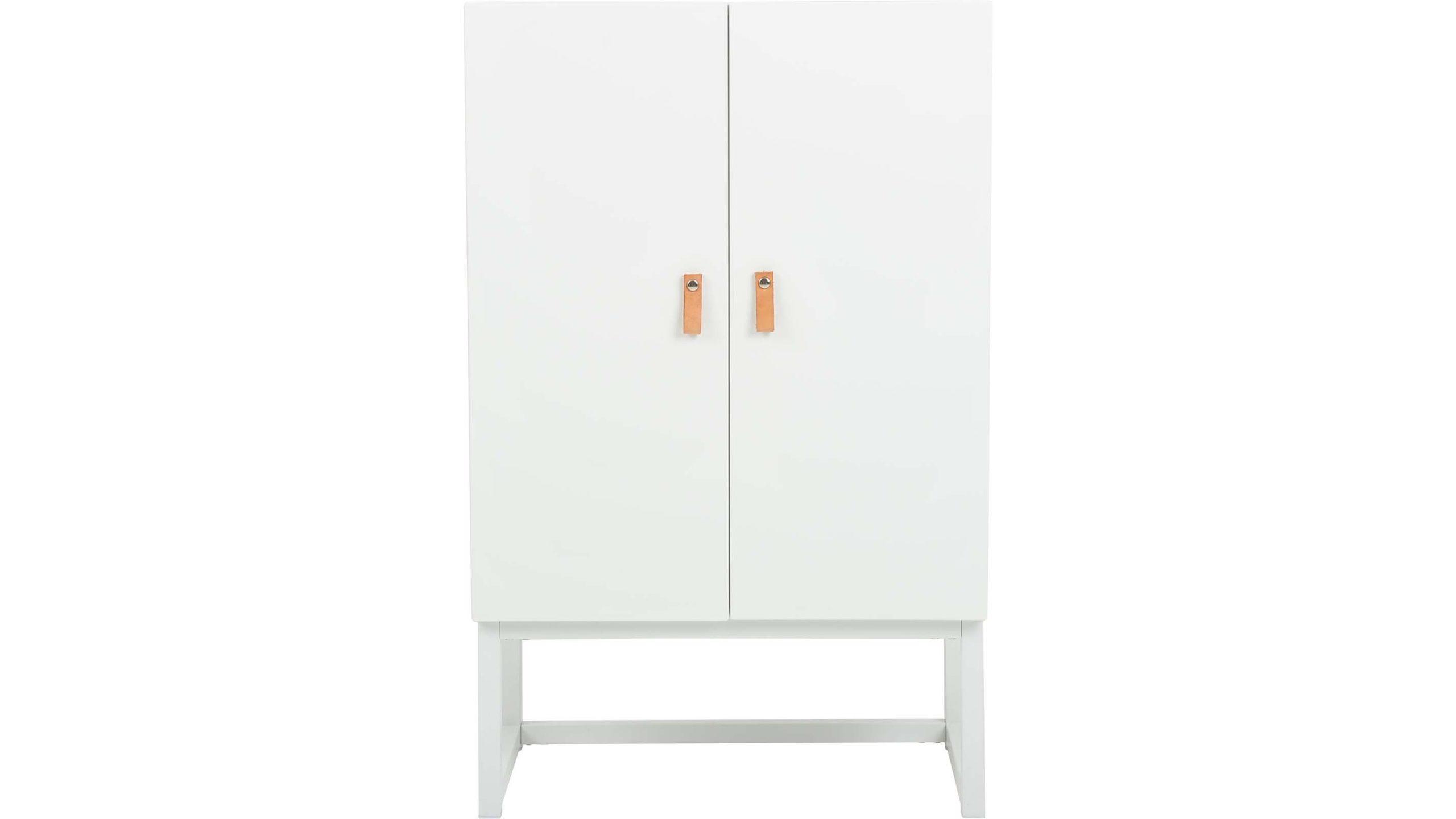 BURTON Kommod , 2 dörrar , vit