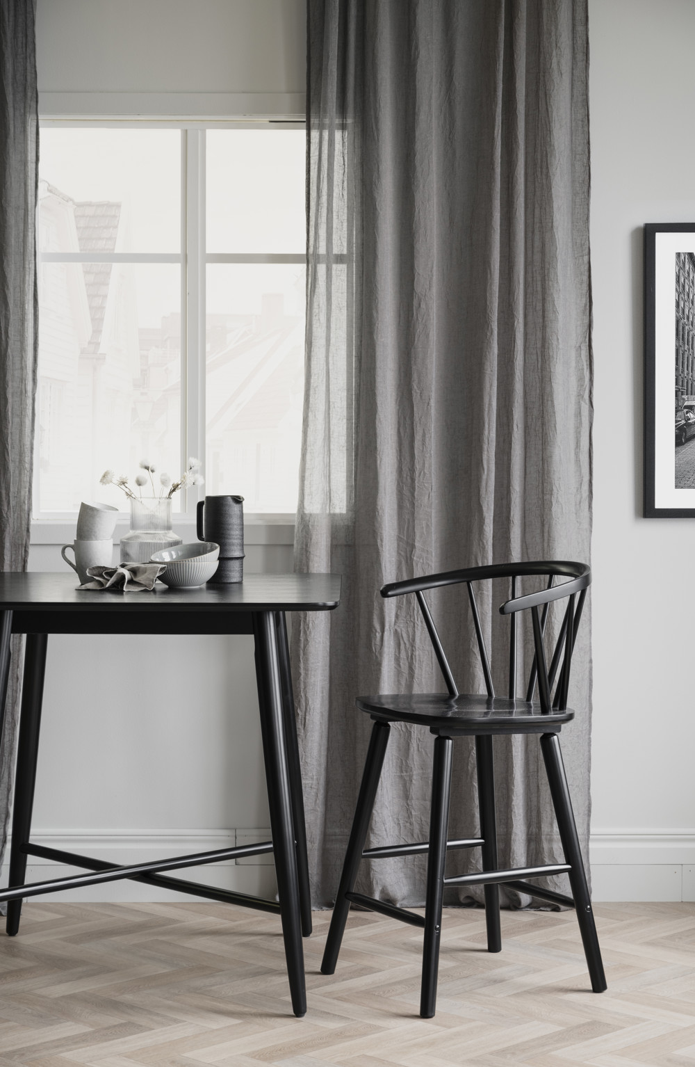 Carmen barstol svart