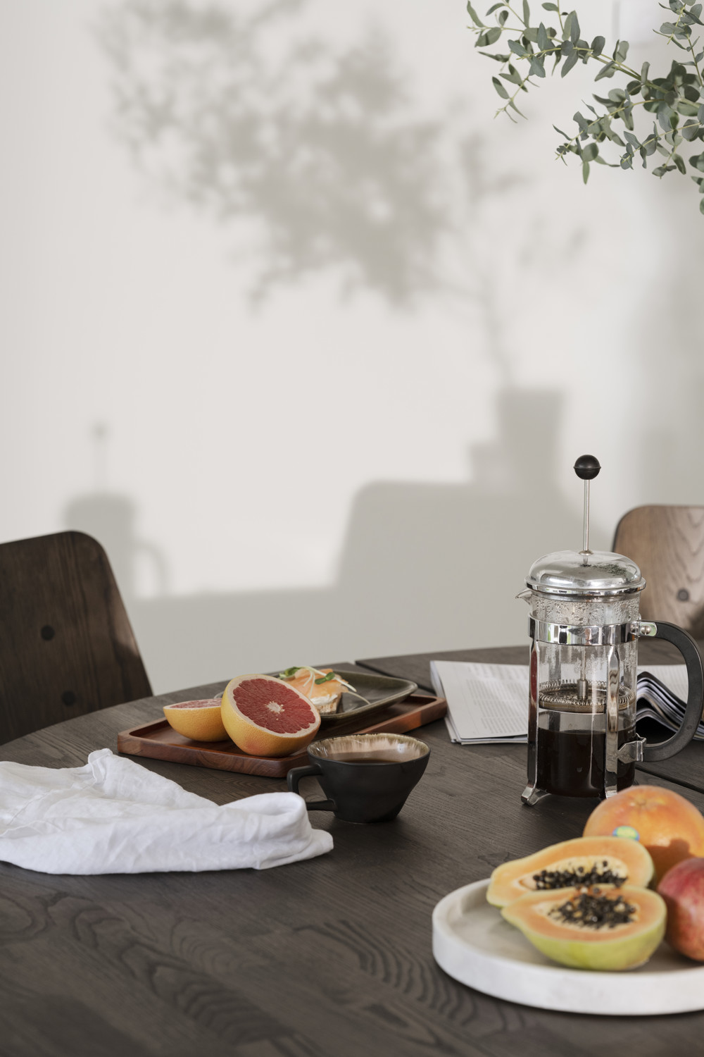 Carradale matbord Brun/svart