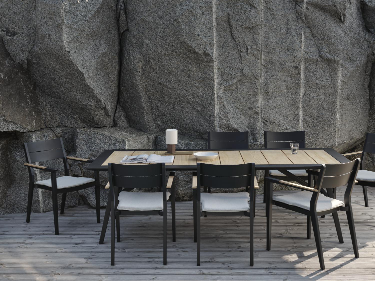 Chios karmstol Svart