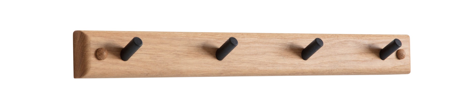 Cora Kroklist L49, Lackad Ek / Mattsvart stål