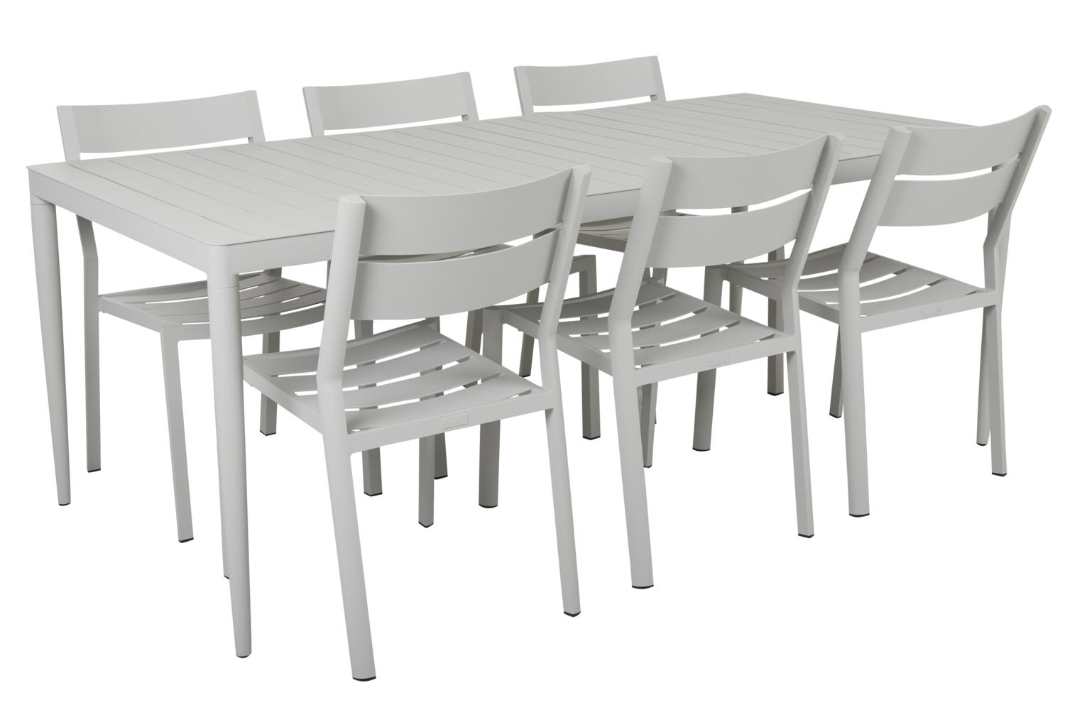 Delia matstol Light Grey