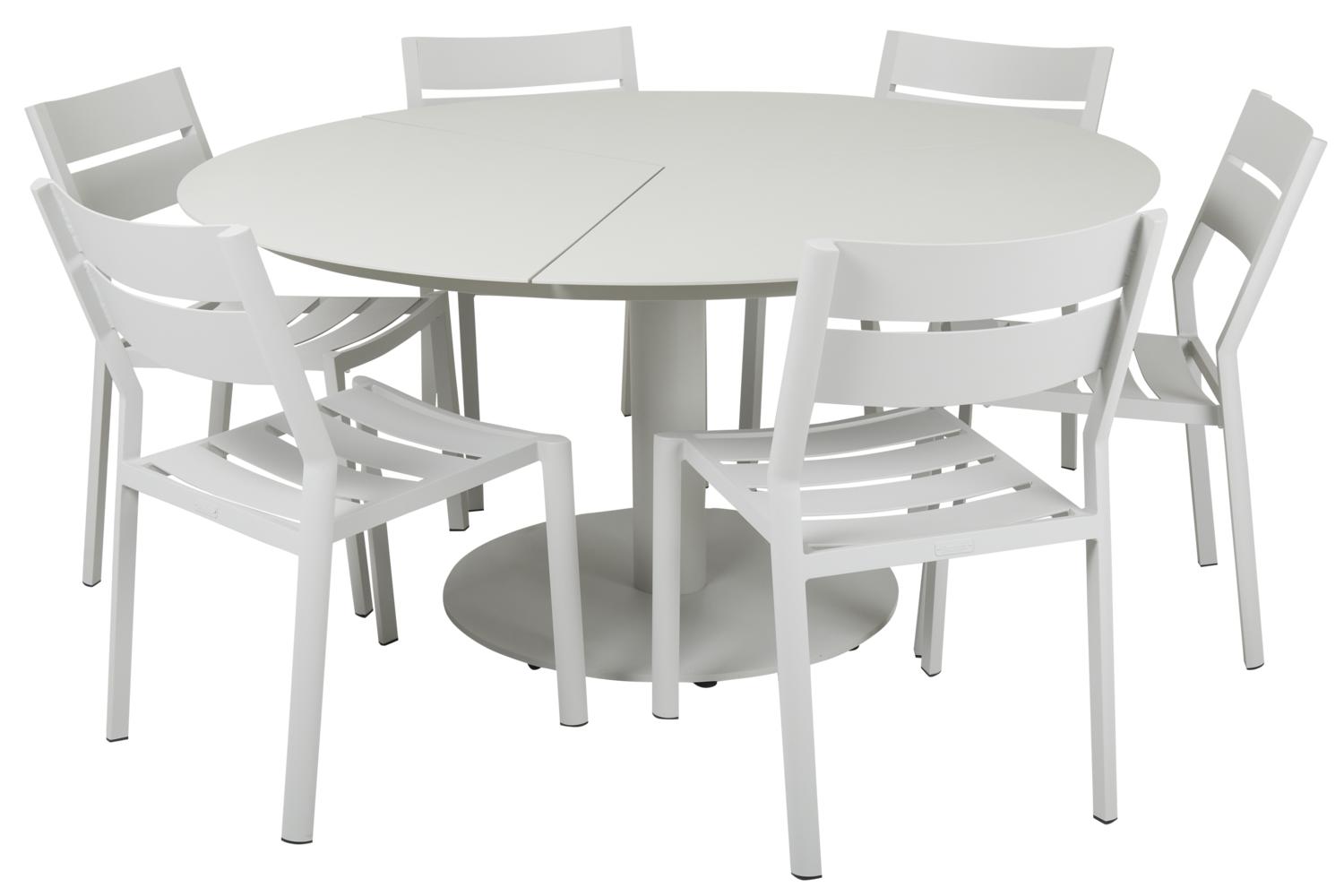 Delia matstol Light Grey