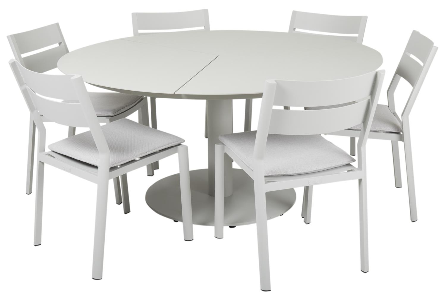 Delia matstol Light Grey