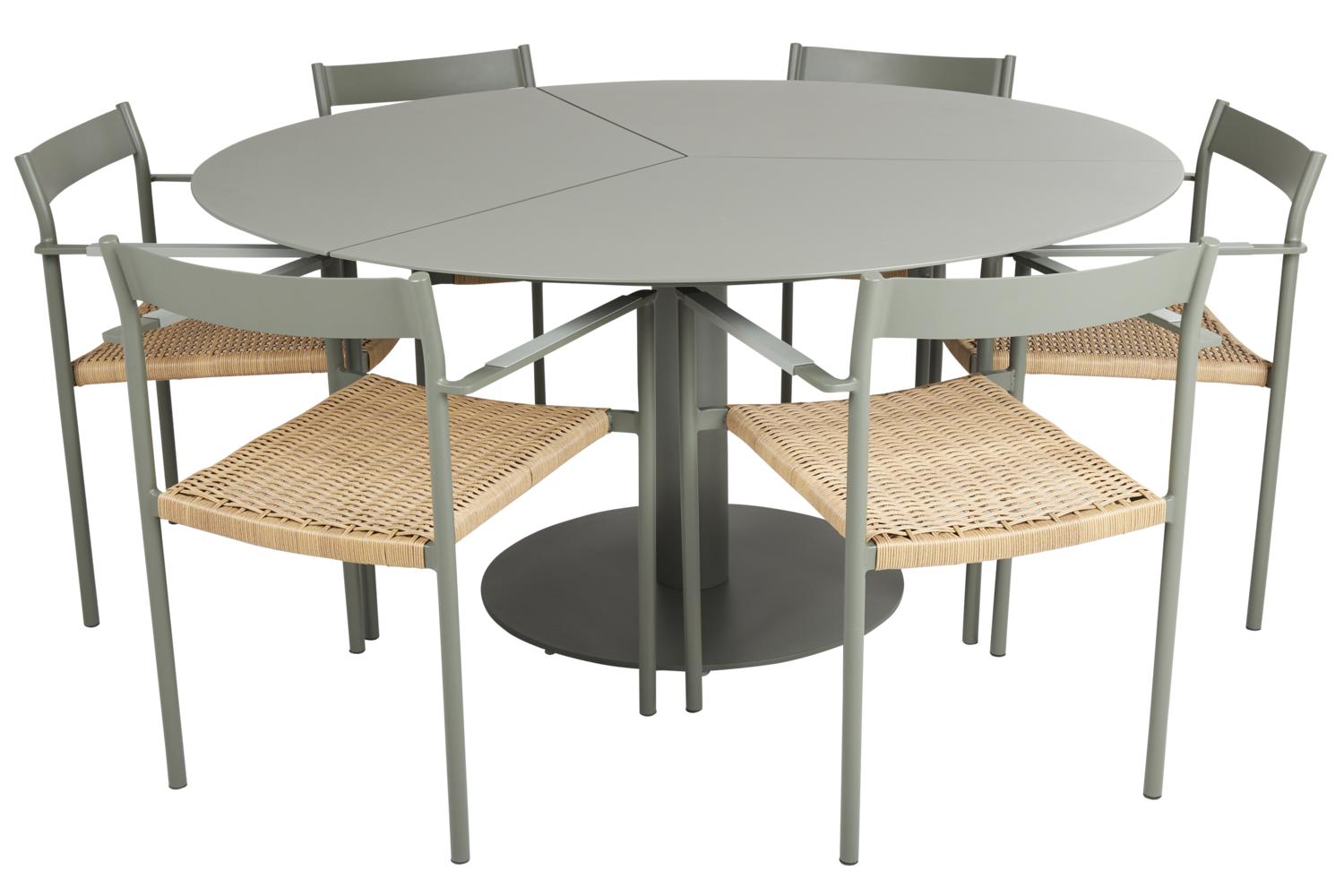 DK matstol Nordic Green/Natur