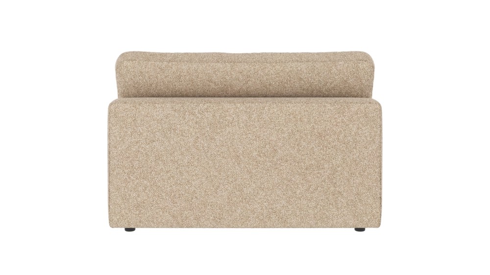 Duncan Fåtölj/1,5-sits mittmodul, Bobby #2 beige, 112x103x78 cm