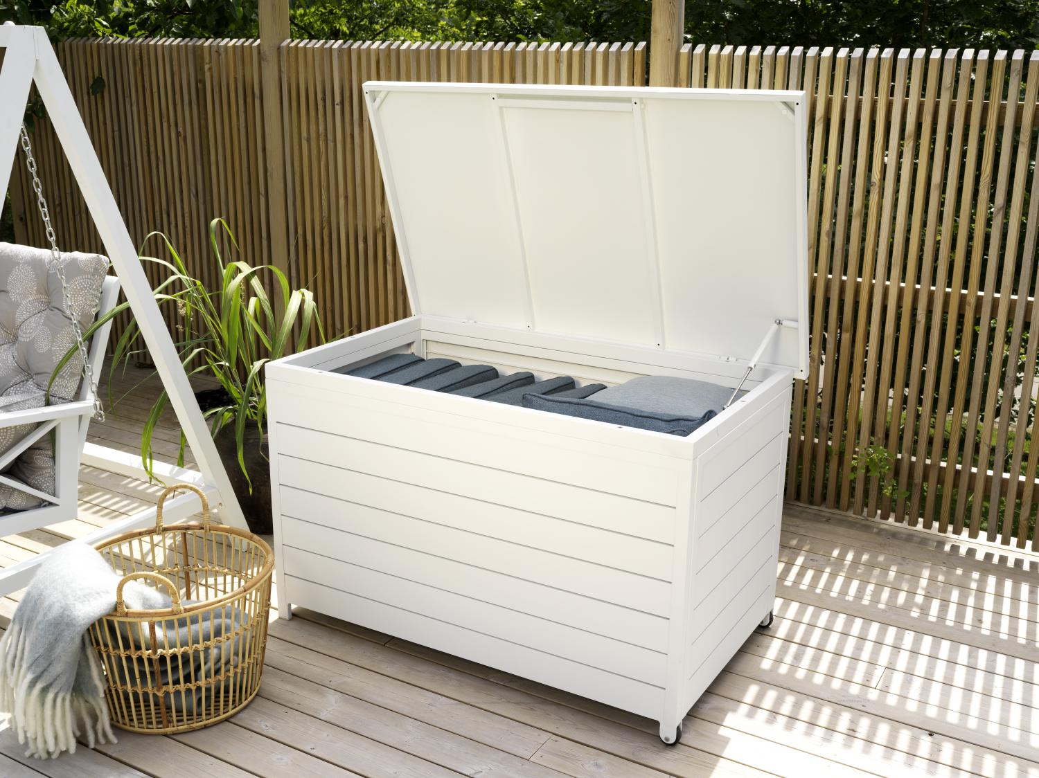 Gäster förvaringslåda Vit