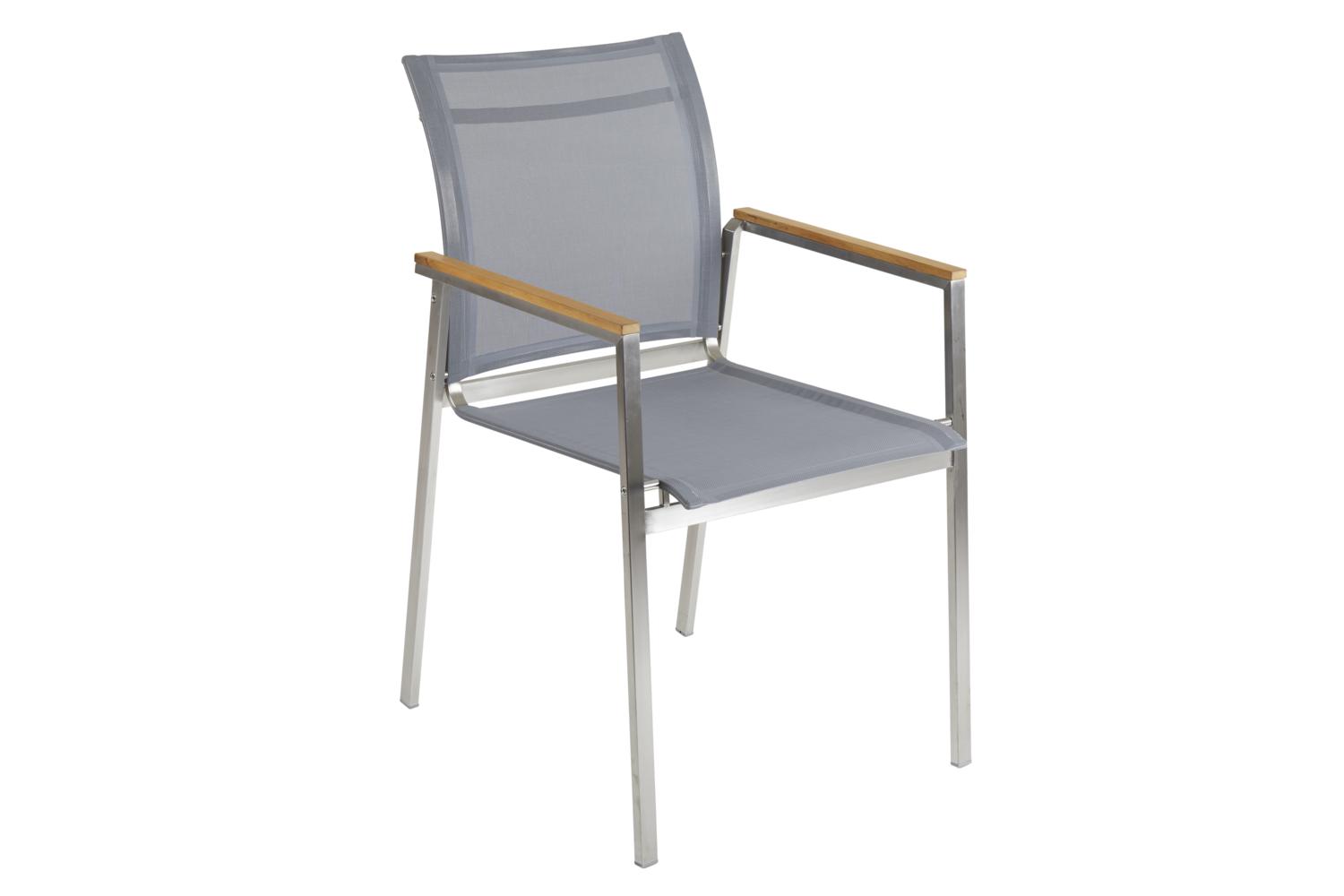 Hinton karmstol Grå