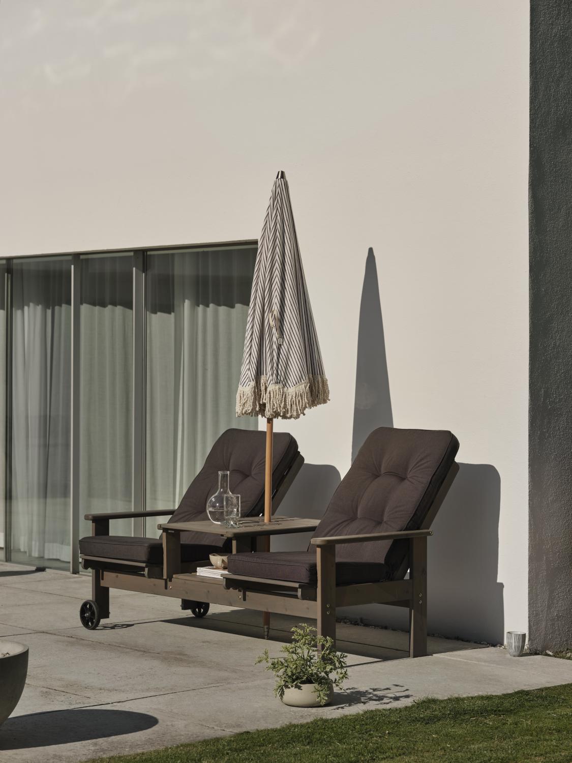 Iduna pos.stolsdyna Grå