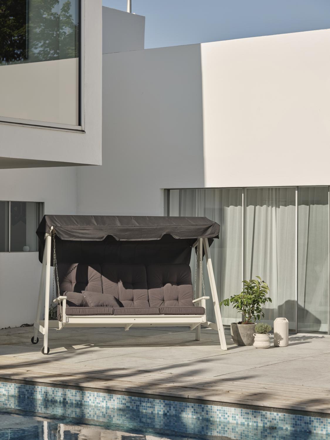 Iduna pos.stolsdyna Grå