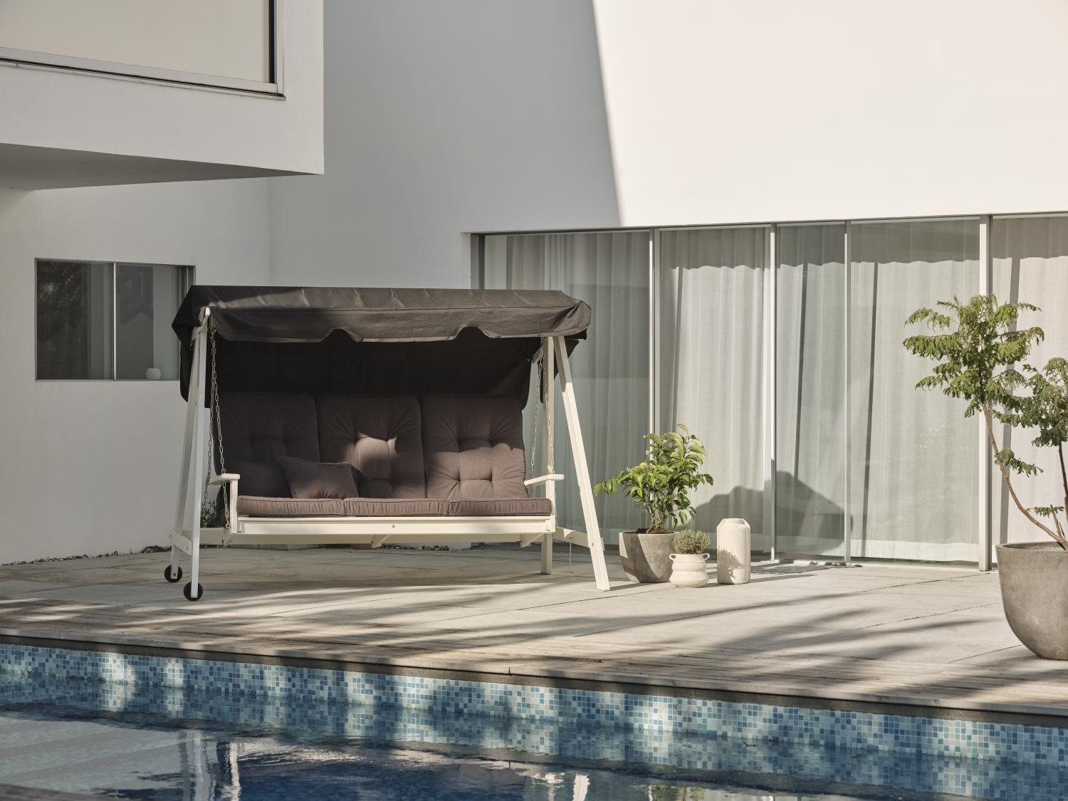 Iduna pos.stolsdyna Grå