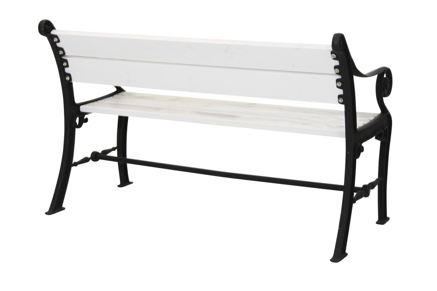 Köpenhamn 2-sitssoffa Svart/vit