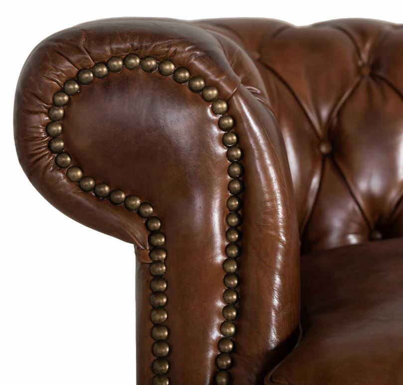 Vintage Chesterfield 3-sitssoffa