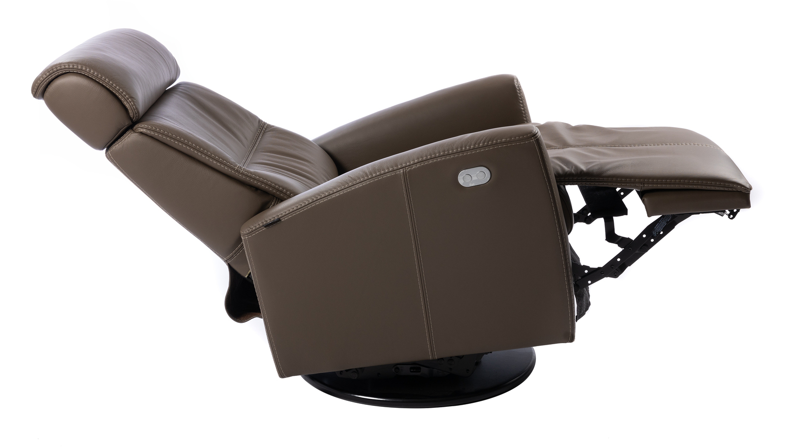 MILAN Hjellegjerde reclinerfåtölj, brun