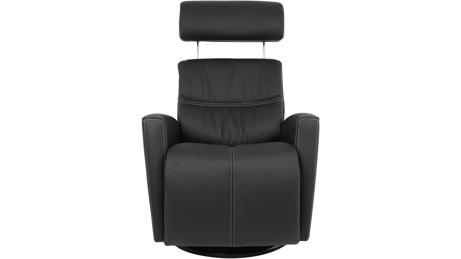 MILAN Hjellegjerde reclinerfåtölj, svart