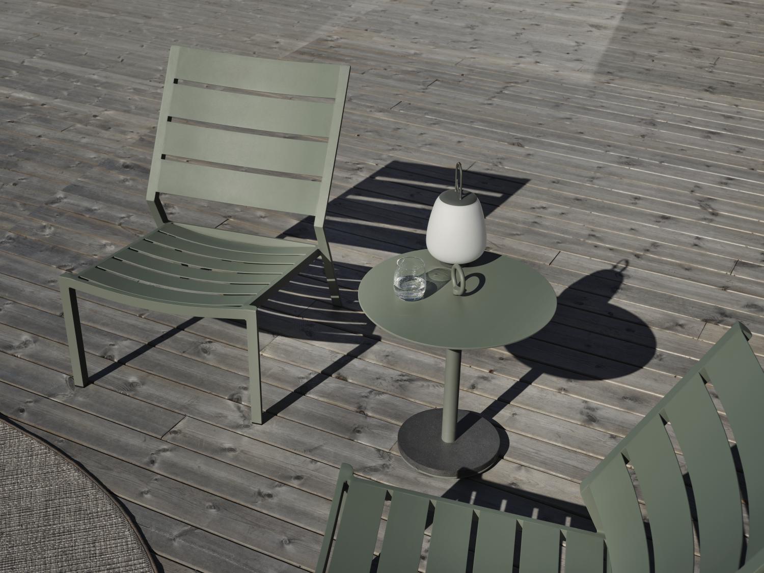 Niobe sidobord Grön