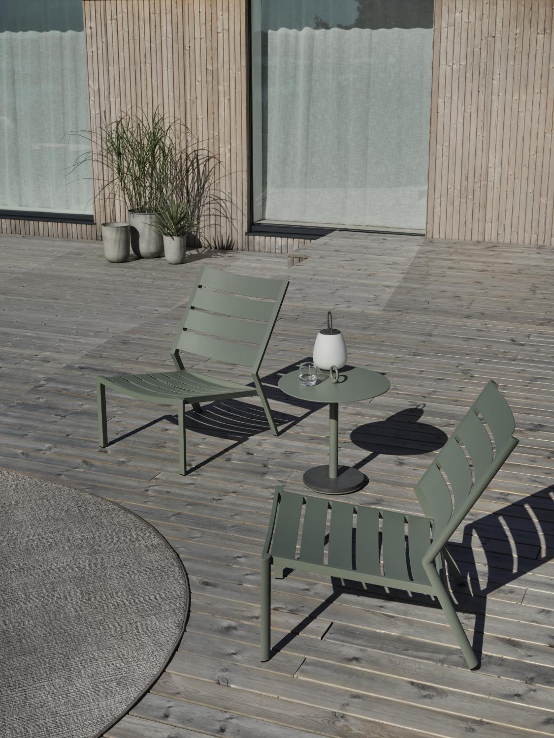 Niobe sidobord Grön