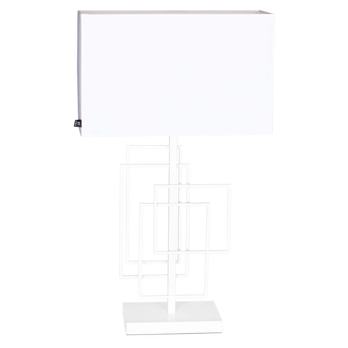 Paragon bordslampa H69cm matt vit