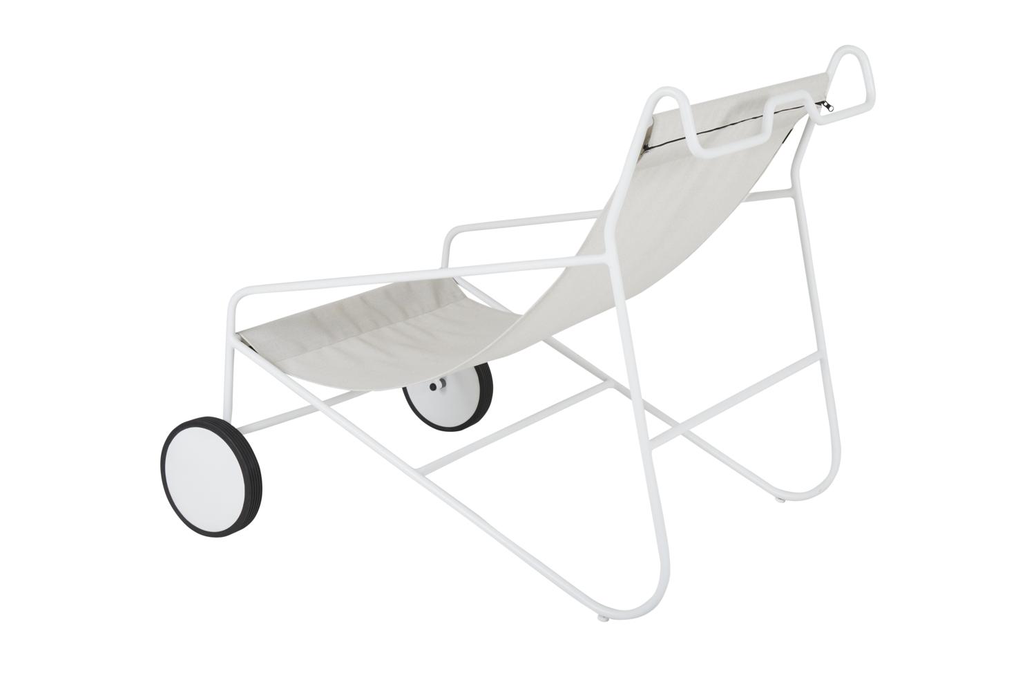 Poul Chair loungefåtölj Vit/vit