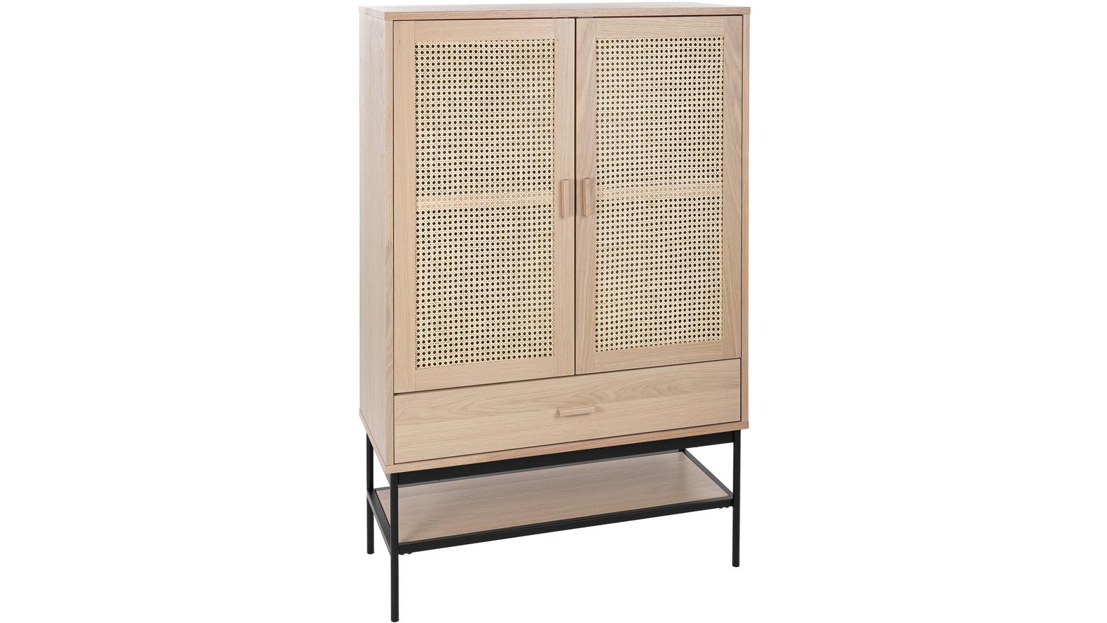 RAFFELS Låg vitrin ,vitpigmenterad