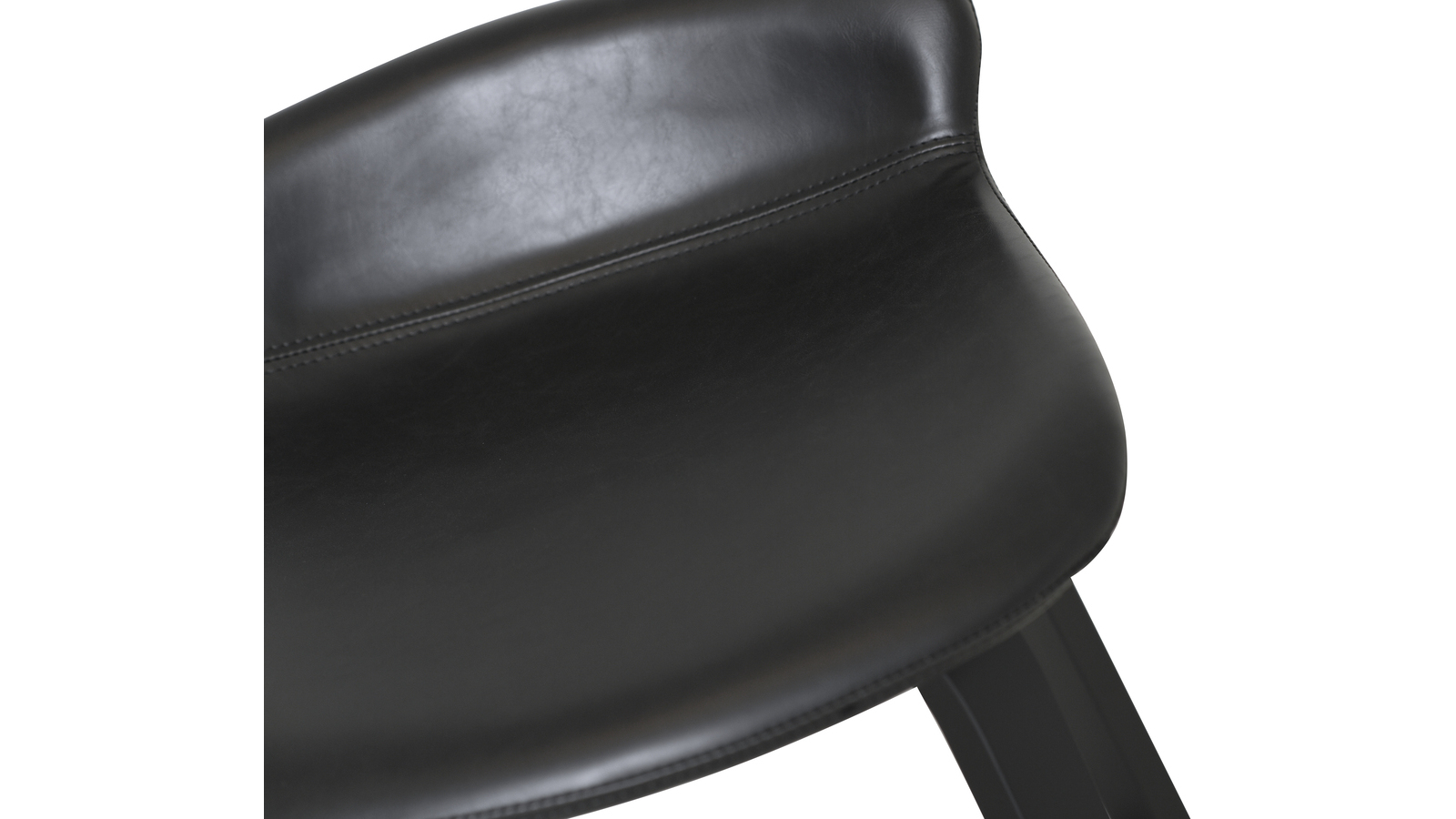 AKI Barstol i svart pu/svart underrede