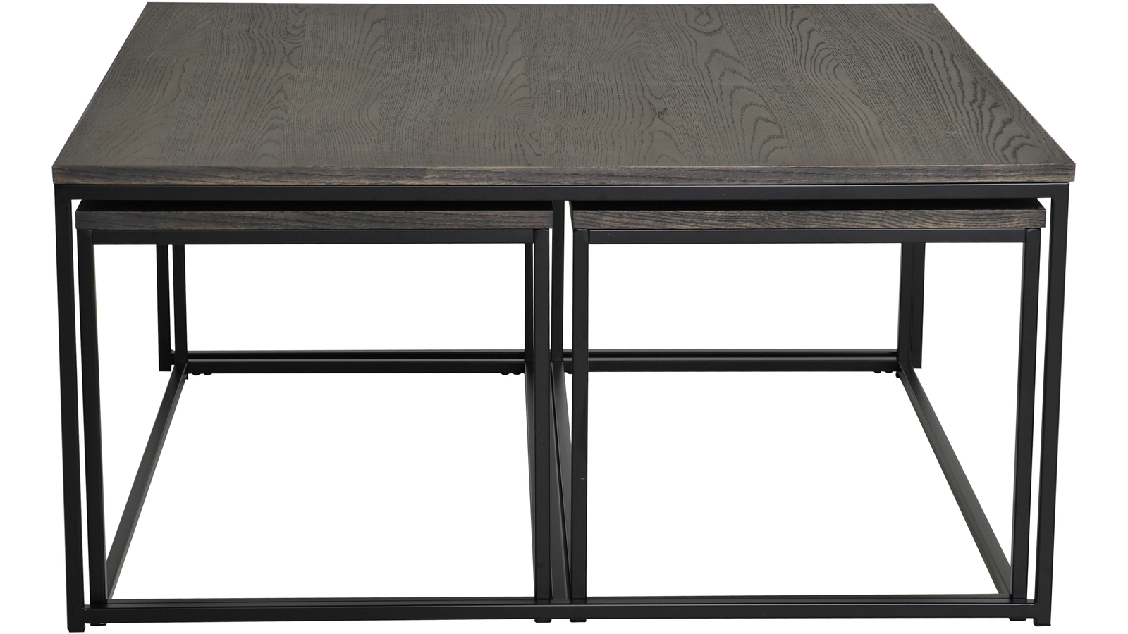 ANDORA Soffbords set 2+1 mörkbrun