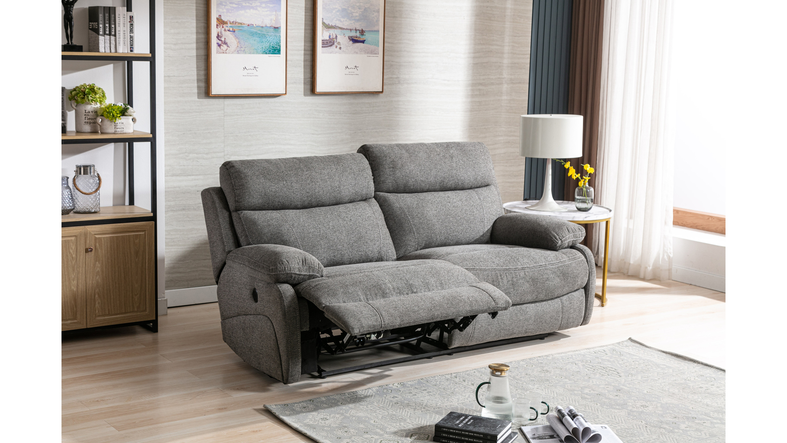 ARLO 2,5 sits reclinersoffa, tyg, El