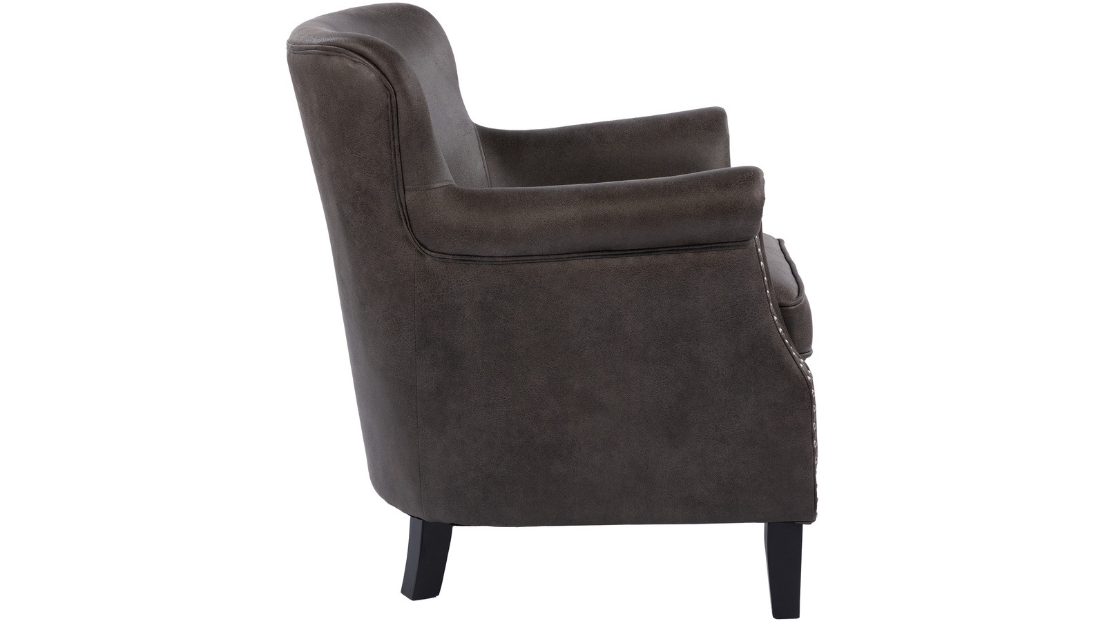 BARON VINTAGE Fåtölj i grå tyg