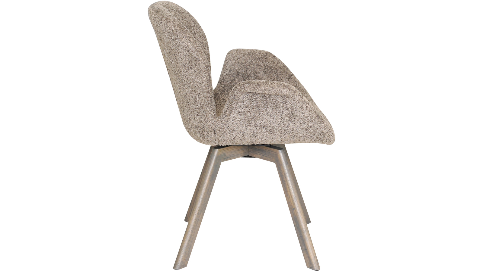 BJERKE Matstol med snurr, tyg mullvad