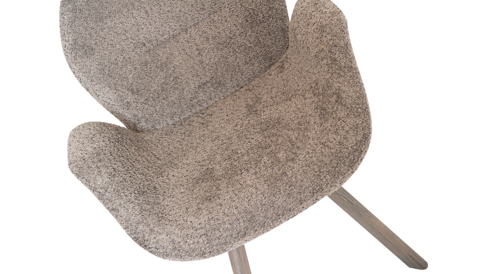 BJERKE Matstol med snurr, tyg mullvad