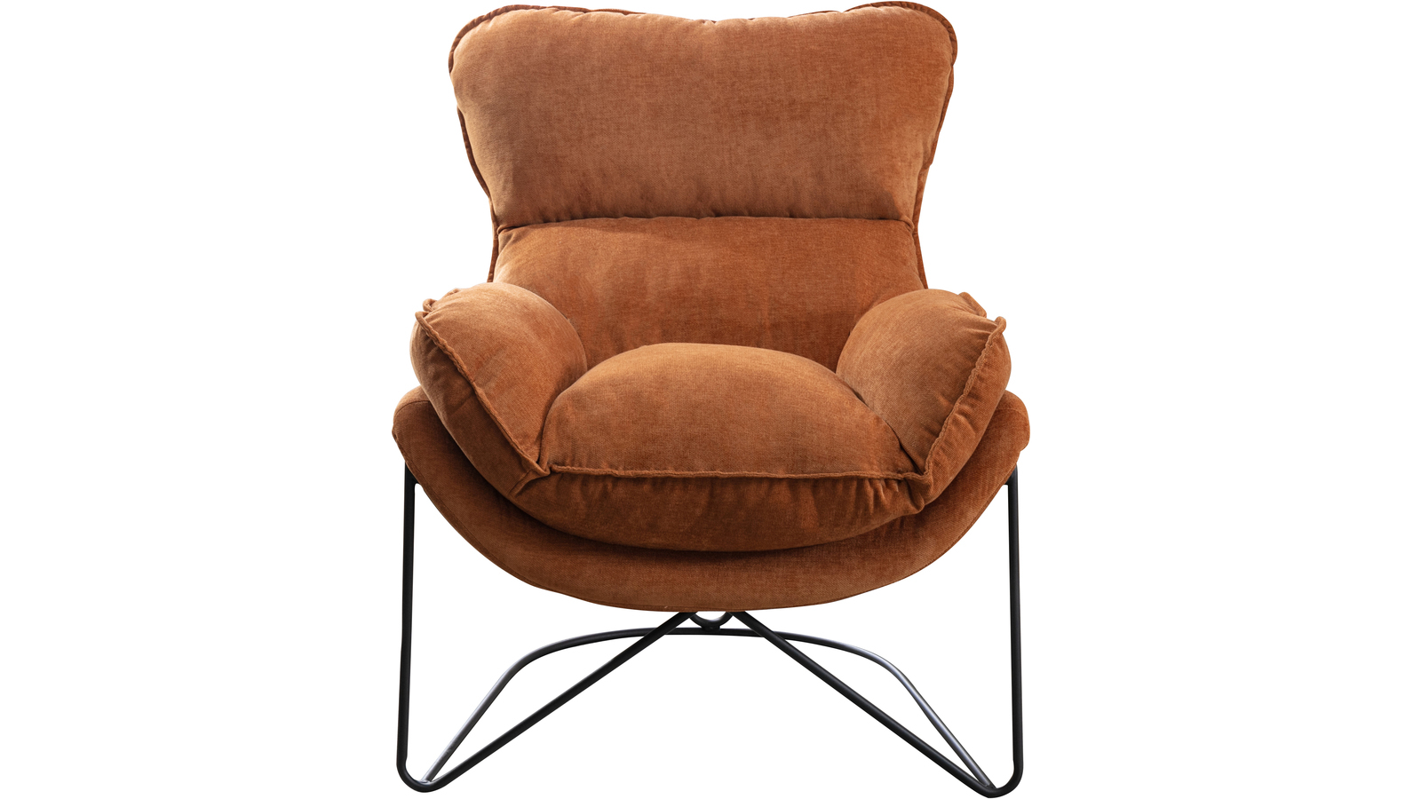 BRAY Fåtölj i tyg Ockra