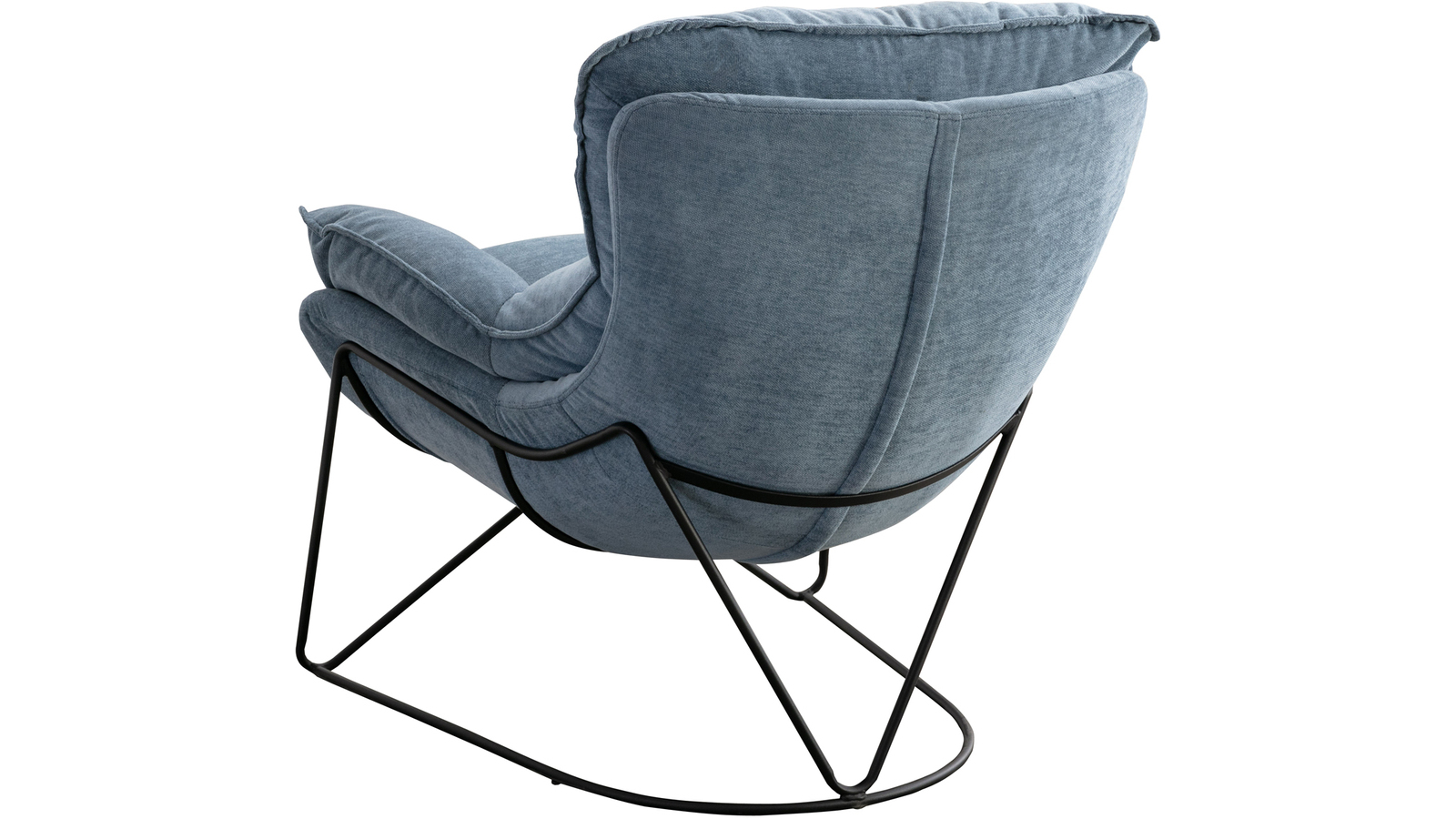 BRAY Fåtölj i tyg Washed Denim