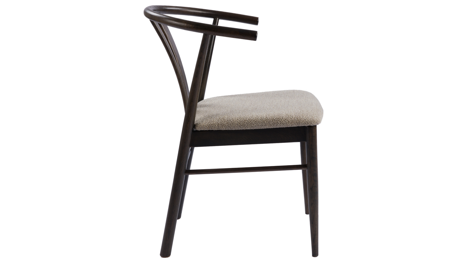 JIVE Matstol i lackad mörkbrun ek