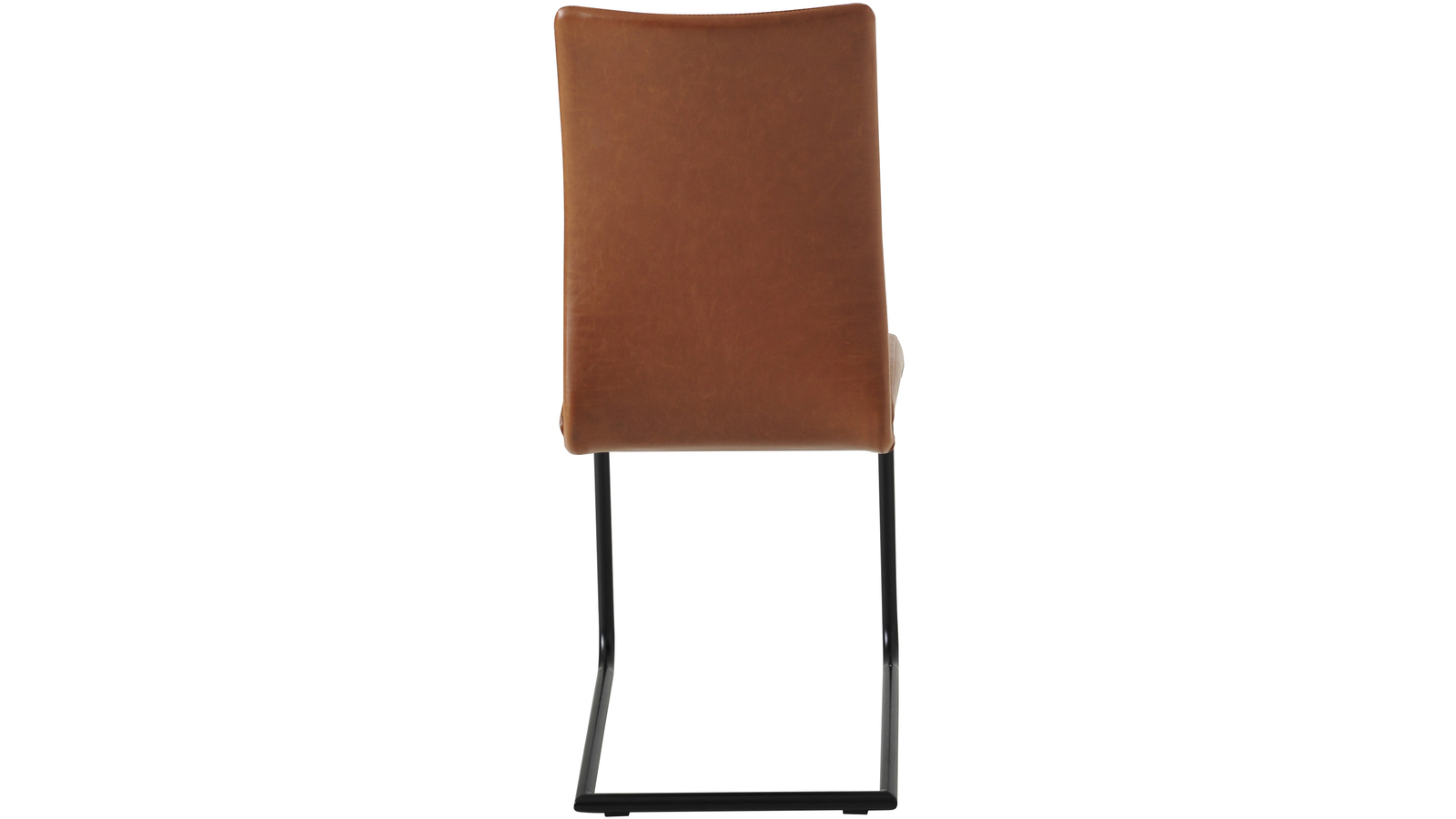 LINA Matstol i ljusbrun vintagePU cognac