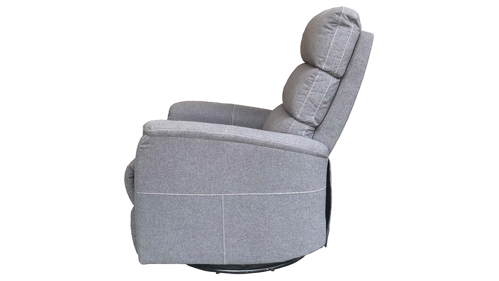 MONZA RECLINER GRÅ, manuell, snurr, gung