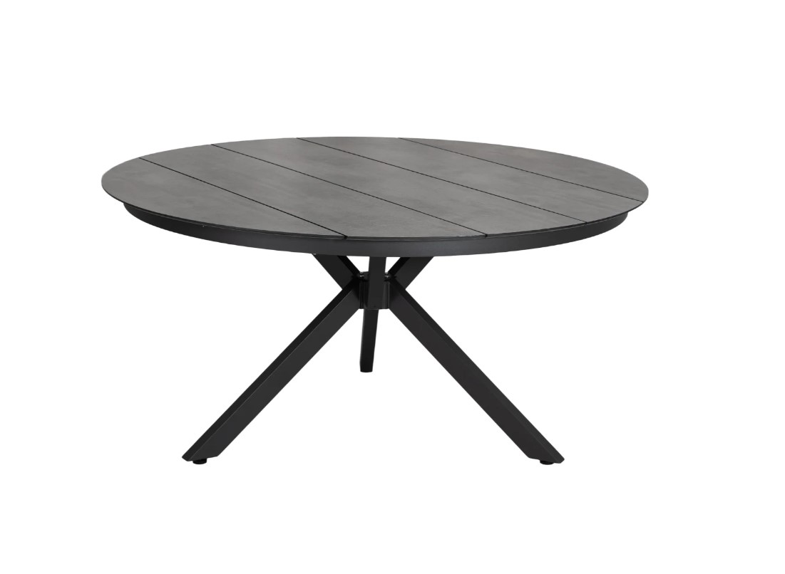 Palma utebord 119 antracit/betong