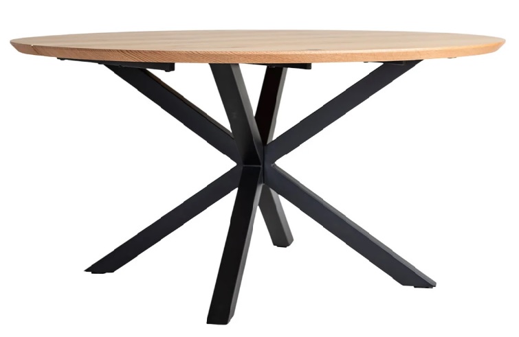 Oakland Ø150 med 6 st beige Matera stolar