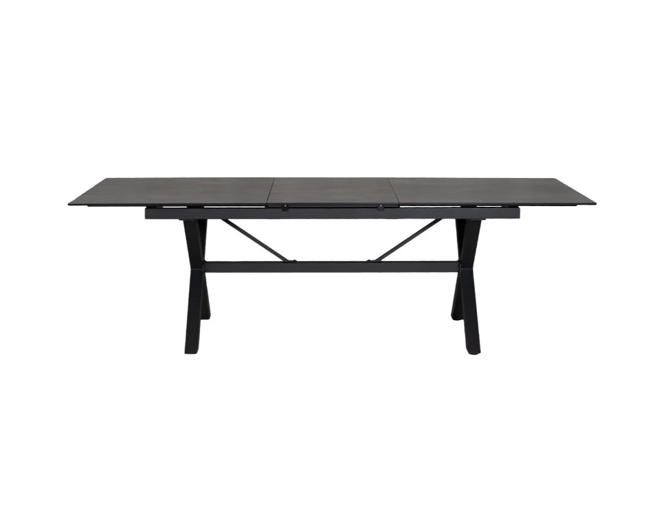 Palma matbord 180-240 cm antracit/betonglook