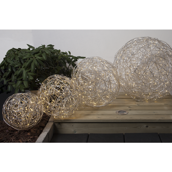 Trassel utomhusdekoration silver